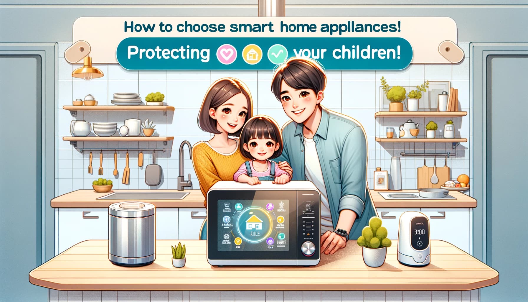 安全なスマート家電の選び方！子どもを守るために！